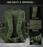Saboos Gym Backpack For Women Tactical Military Outdoor Hiking Travel Camping Backpack Nylon Large Rucksack 45L
