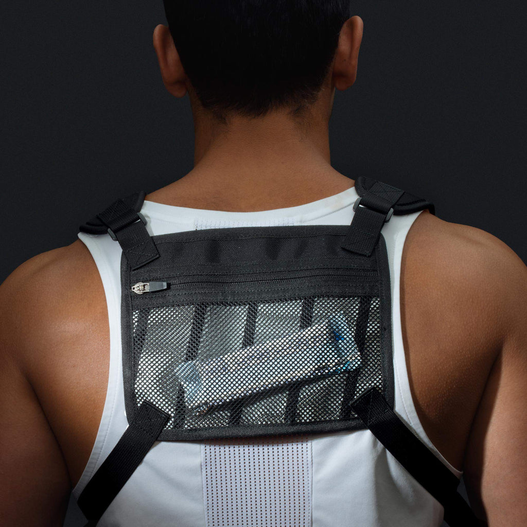 Mvrk Water Resistant Chest Pack - Minimalist Running Pack For Workouts, Running Phone Holder With Extra Storage, Lightweight Run