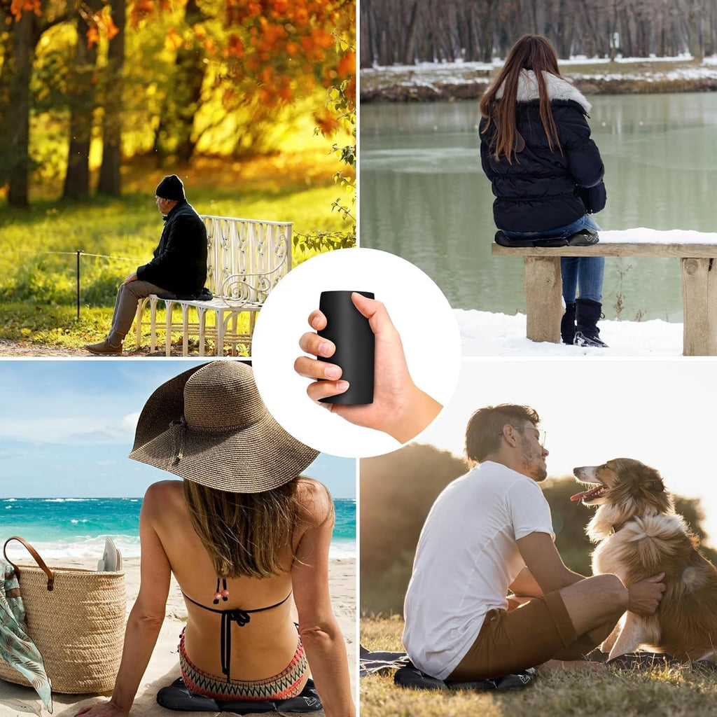 Eulant 2 Pack Inflatable Seat Cushion Lightweight Waterproof Air Cushions,Portable Travel Cushion Suitable For Camping Hiking Cl
