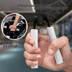Xzyppci Metal Grip Strength Trainer 6Pack,50-300Lb Hand Gripper Set,Non-Slip Heavy-Duty Wrist Forearm Strengthener,Hand Grip Str