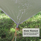 Unigear Hammock Rain Fly Waterproof Tent Tarp, 9.8X9.8Ft, Uv Protection And Pu 3000Mm Waterproof, Lightweight For Camping, Backp