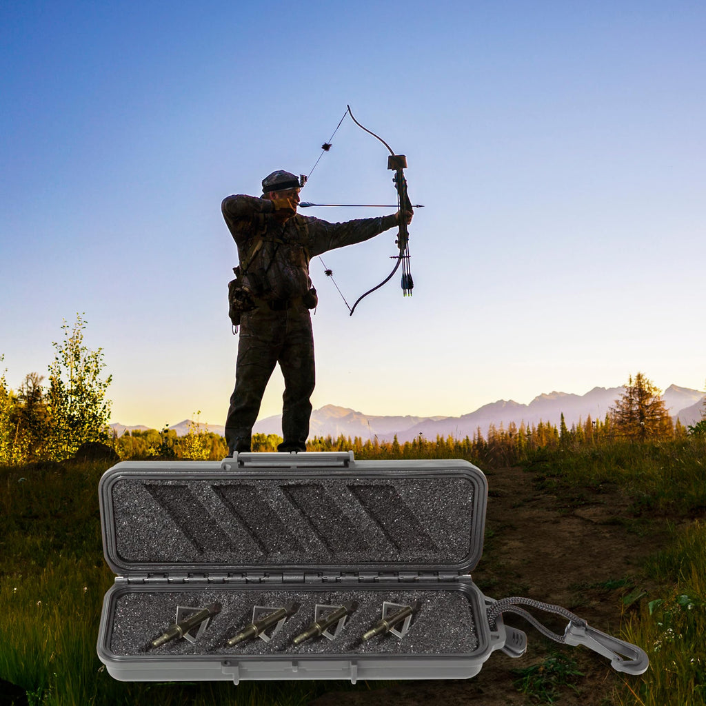 Skb Cases Iseries Hard Exterior Waterproof Watertight Arrow Broadhead Utility Case For Outdoor Camping, Fishing, And Hunting, Bl