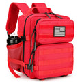 HongXingHai 9L Mini Tactical Backpack for Men and Women, Tactical Backpack Small for Hiking, Small Tactical Bag (Red)