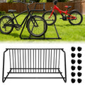 YuLuoXiang 10 Bike Rack 61 Inch Heavy Duty Double Side Grid Bike Stand Powder Coated Steel Bicycle Parking Rack for Garage Schoo