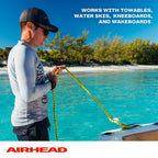 Airhead Heavy Duty Tow Harness For 1-4 Rider Towable Tubes, Water Skis, Wakesurf Boards And Wakeboards, 16-Feet