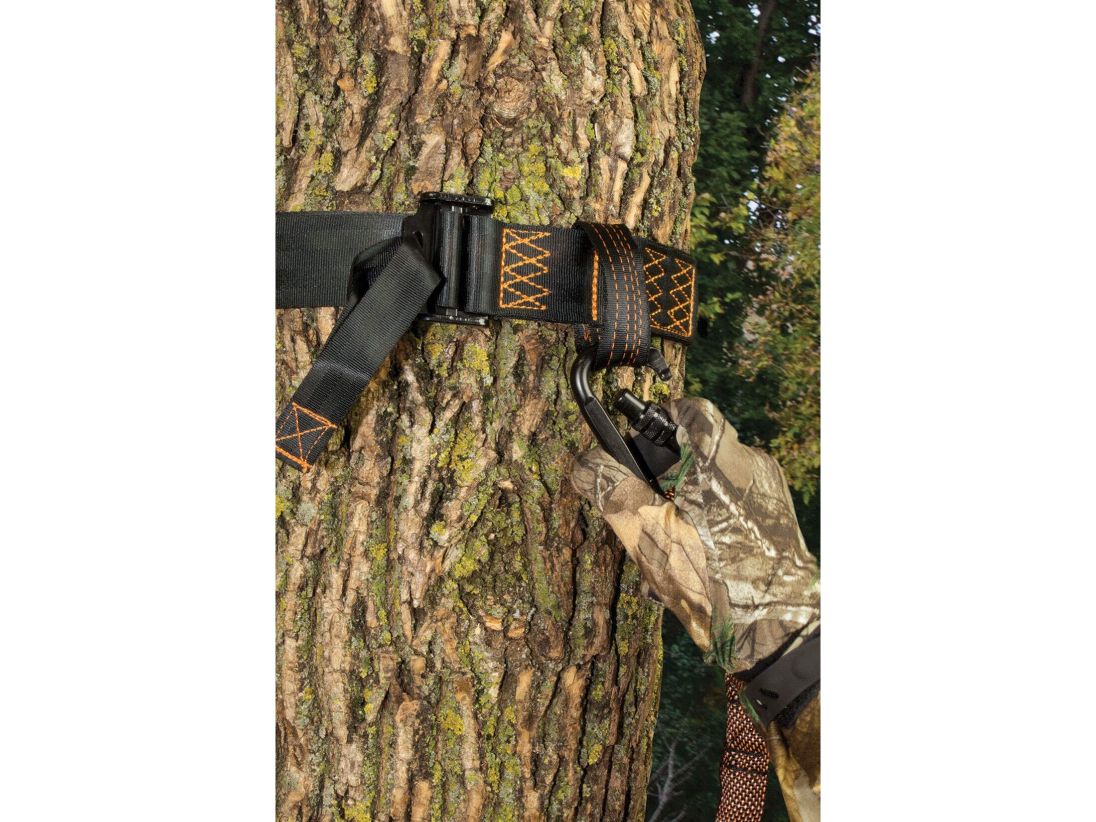 Muddy Safety Harness Tree Strap With Nylon Webbing, 300Lb Weight Capacity, Rugged Steel Buckle, And Double-Stitched Loop (One Si