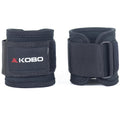 Kobo Power Weight Lifting Training Gym Wrist Straps With Metal Loop Strength Wrap (Imported)