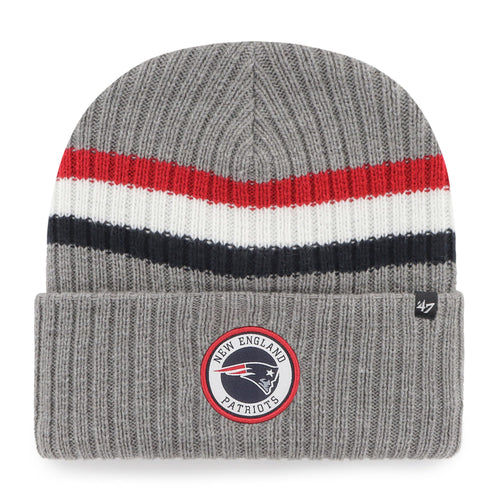 '47 Men'S Gray New England Patriots Highline Cuffed Knit Hat