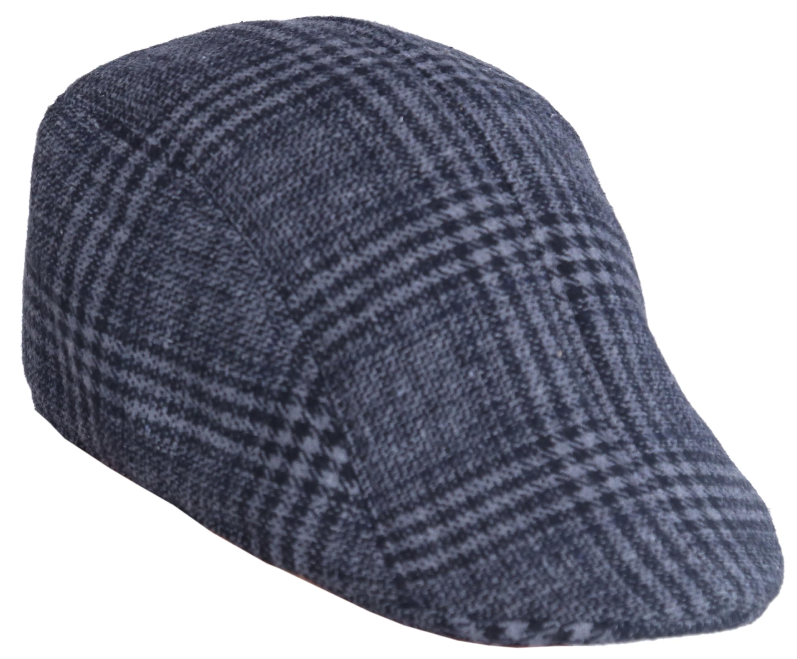 Zacharias MenS Winter Wooeln Beret Golf Cap I14 (Free Size_Pack Of 1) (Dark Grey)
