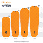 Sea To Summit Ultralight Insulated Backpacking Sleeping Pad, Regular (72 X 21.5 X 2 Inches)