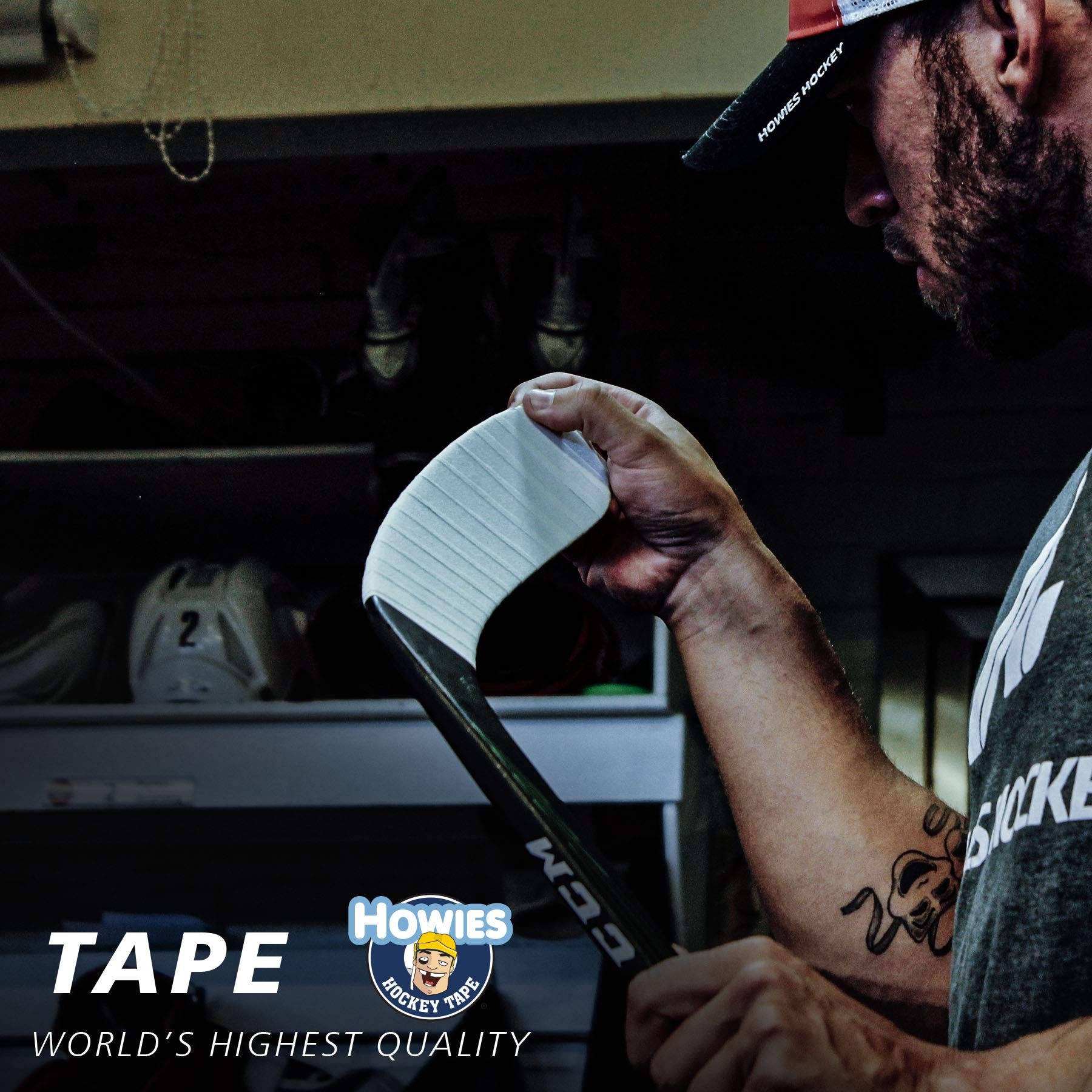 Howies Hockey Tape 5 Roll Pack Of White Hockey Stick Tape