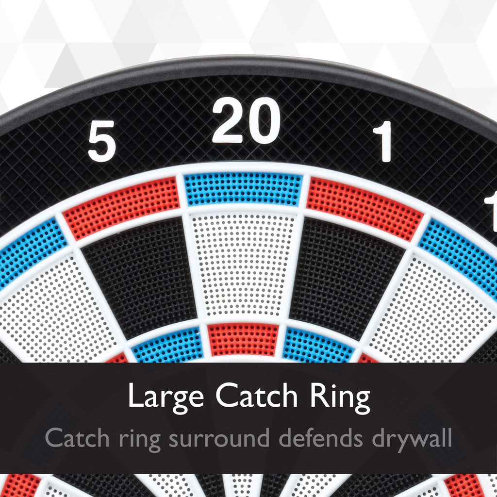 Viper Showdown Electronic Dartboard Sport Size Over 30 Games With 590 Options Automatic Scoring Lcd Display Missed-Dart Catch Ba