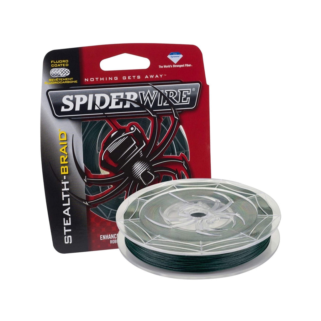 Spiderwire Stealth Superline, Moss Green, 8Lb | 3.6Kg, 200Yd | 182M Braided Fishing Line, Suitable For Freshwater And Saltwater