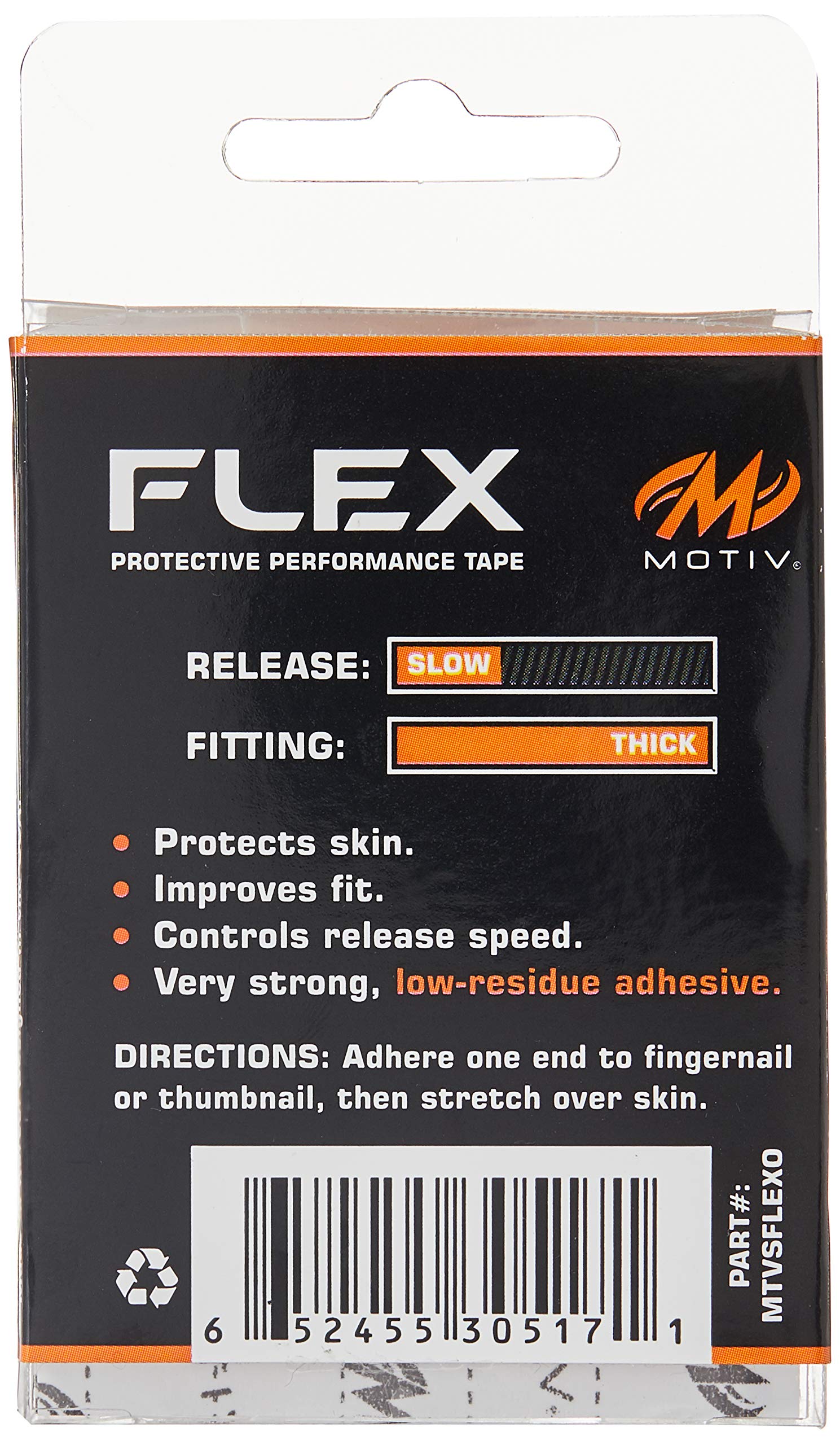 Motiv Flex Protective Performance Tape Orange - Pre Cut 40 Pieces