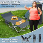 Slsy Folding Camping Cot, Folding Cot Camping Cot For Adults Portable With Carry Bags For Outdoor Travel Camp Beach Vacation