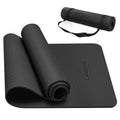 CAMBIVO Yoga Mat with Carrying Strap for Women Men Kids, 1/3 & 1/4 & 2/5 Inch Extra Thick Pilates Mat Non Slip, 72 x 24 TPE Fitn