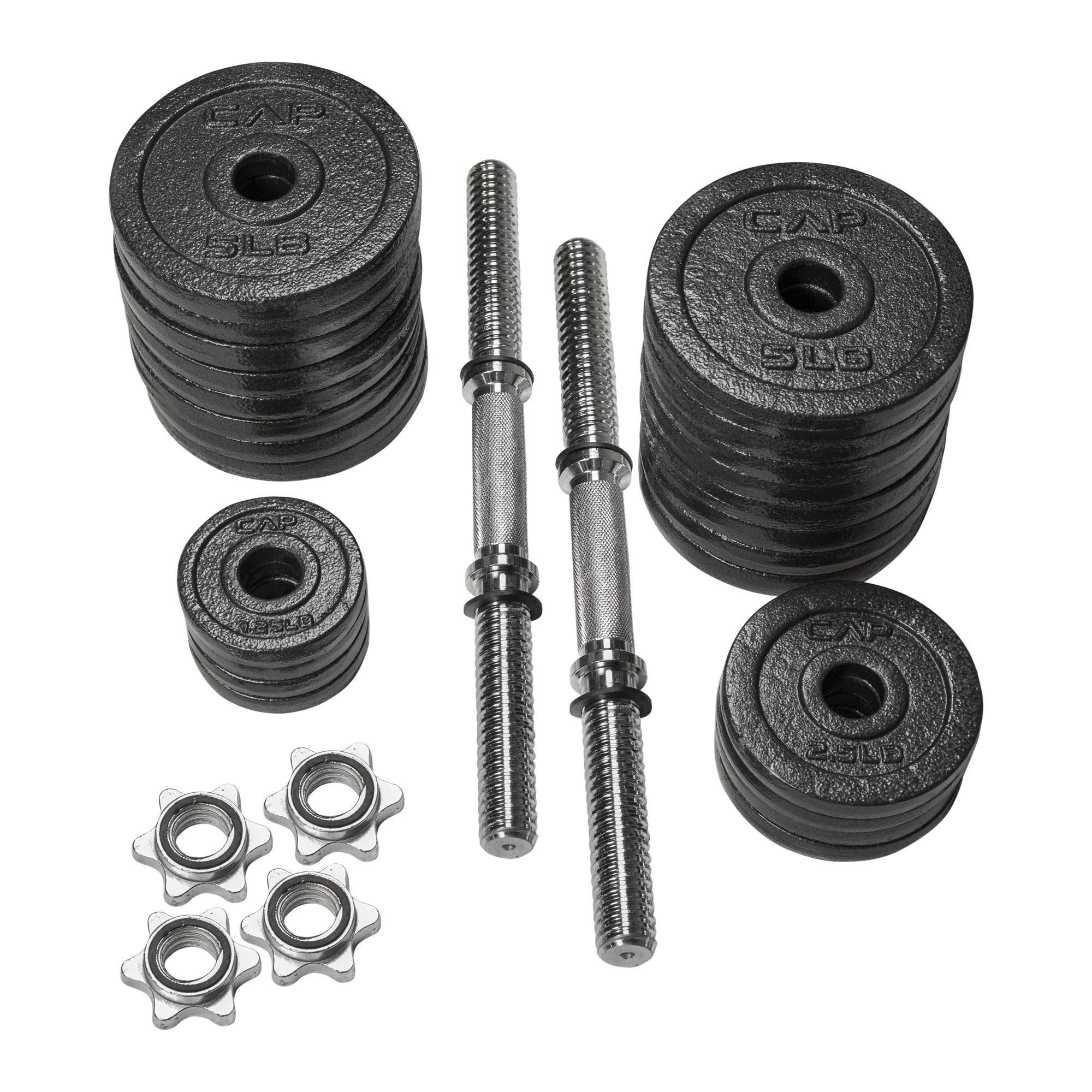 Cap Barbell 52.5-Pound Adjustable Dumbbell Weight (Pair)
