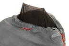 Snugpak Travelpak 4 Sleeping Bag With Mosquito Net, 19 Degree, Left Hand Zip, Pebble Gray