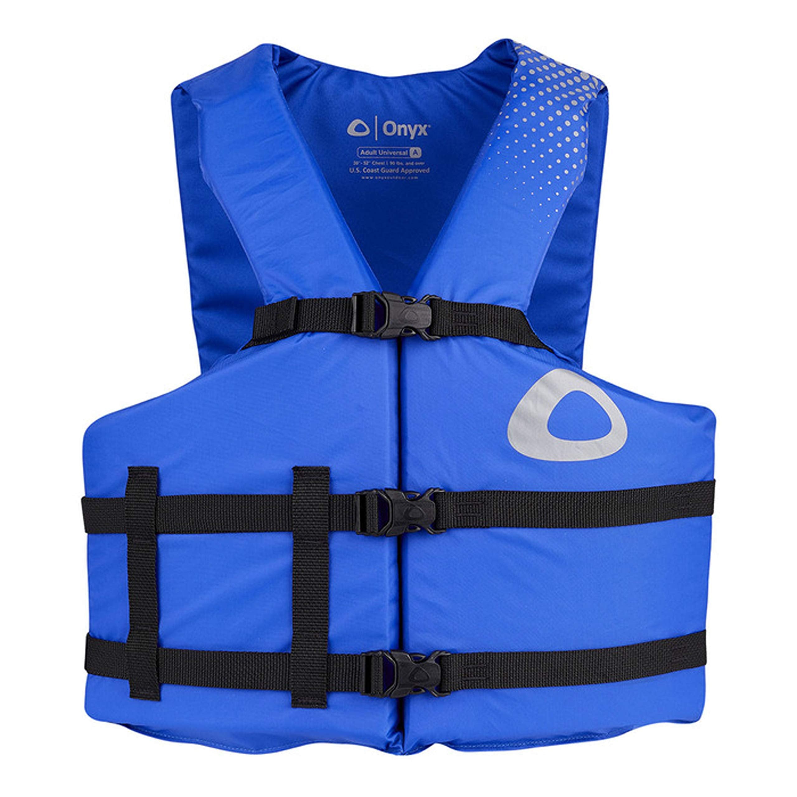 Onyx General Purpose Comfort Life Jacket, Blue, Universal