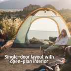 Kelty Tallboy Family + Car Camping Tent, 4 Or 6 Person Freestanding Overnight Shelter, Large Capacity, Tall Height, Stuff Sack I