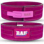 Rad Weight Lifting Belts Powerlifting And Weightlifting Belt With Lever Buckle, 10Mm (Pink, Xl)