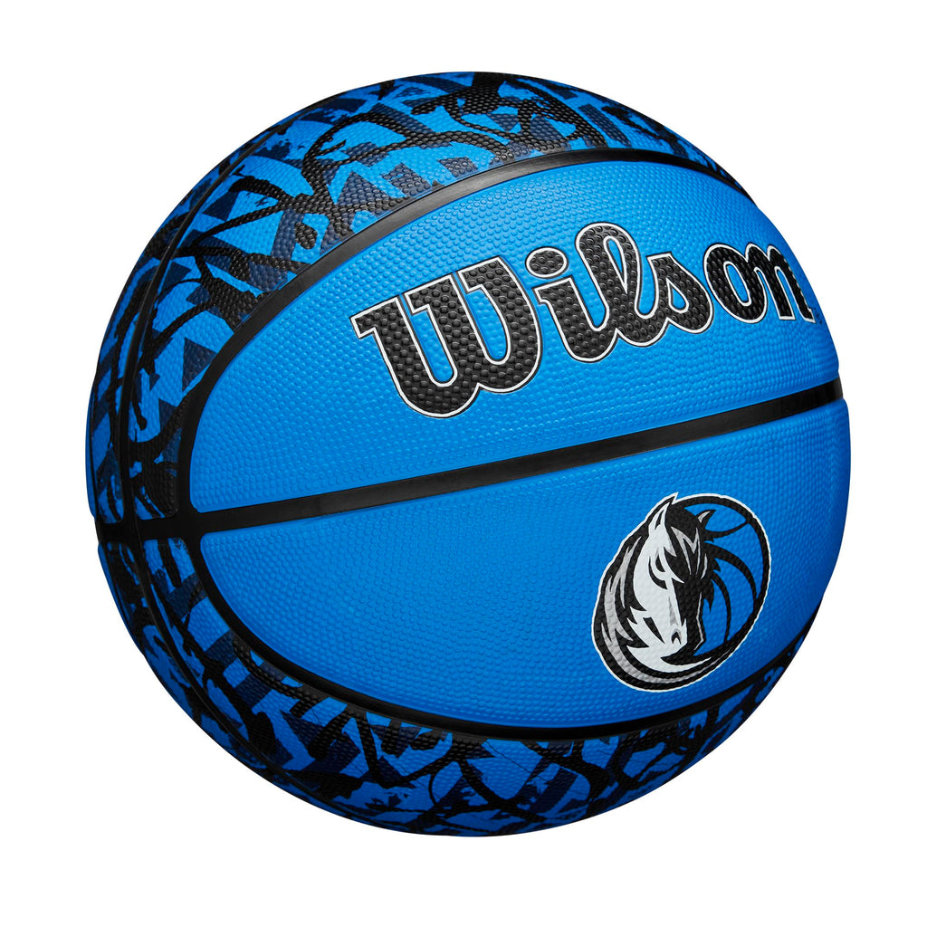 Wilson Nba Team Graffiti Basketball - Dallas Mavericks, Size 7-29.5''