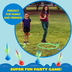 Joyin Lawn Darts Game Set For Kids And Adults - Glow In The Dark Outdoor Lawn Games For Adults And Family, Soft Tip Darts Set Fo