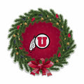 Rico Industries Ncaa Utah Utes Wreath Shape Cut Pennant - Home And Living Room D  Cor - Soft Felt Ez To Hang