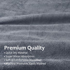 Catalonia Hooded Surf Towel Poncho, Super Water Absorption Thick Microfiber Beach Sand-Proof Wetsuit Changing Robe For Adults Me