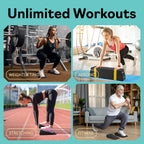 Squat Wedge - Squat Wedge Block 960 LBS Capacity - Slant Board for Calf Stretching with 5 Adjustable Angles - Calf Stretcher Sla