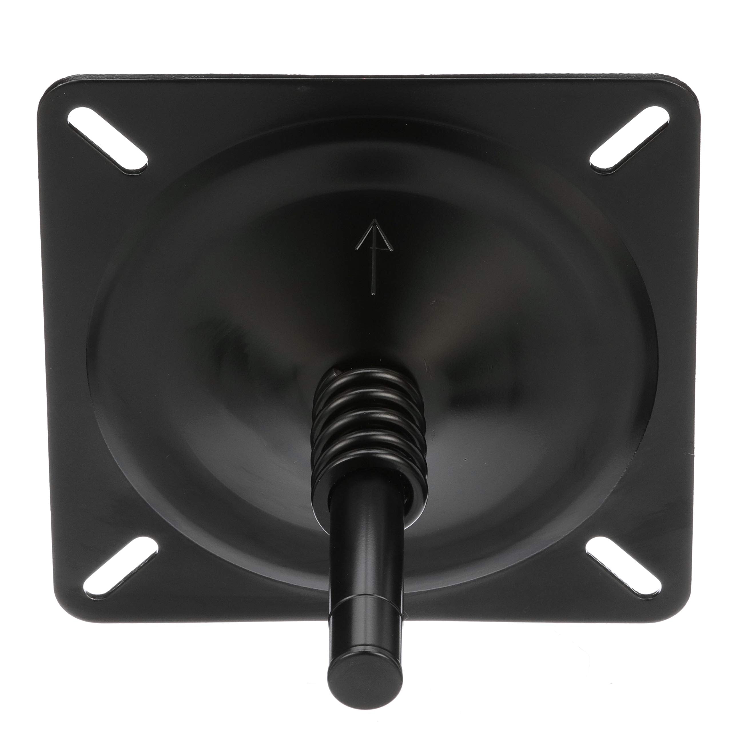 Attwood 1002 Lock'N-Pin 3/4'' Pin Seat Mount - Zinc Plated Steel, 2-3/4'' Steel Pin With Spring