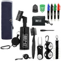 Golf-EZ Golf Essentials Kit | Must Have Golf Accessories - Golf Water Brush, Golf Towel, Golf Club Brush, Golf Ball Marker, Divo