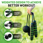 Tugsport Bod Ropes Cordless Jump Rope Beachbody Mbf - Adjustable Length Ropes Ropeless Jump Rope For Beachbody - Eliminate Dad B
