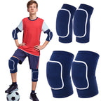 Obmwang Volleyball Knee Pads And Volleyball Arm Pads Set For Kids Youth Volleyball Yoga Dance Football Basketball Running, Large