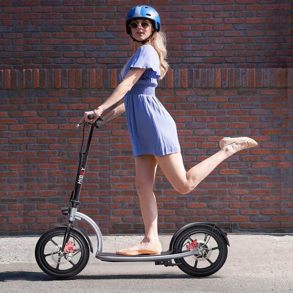 Hiboy VE1 PRO Electric Scooter - 16 Pneumatic Tires - 31 Miles Long Range & 23Mph Folding Commuter Electric Scooter