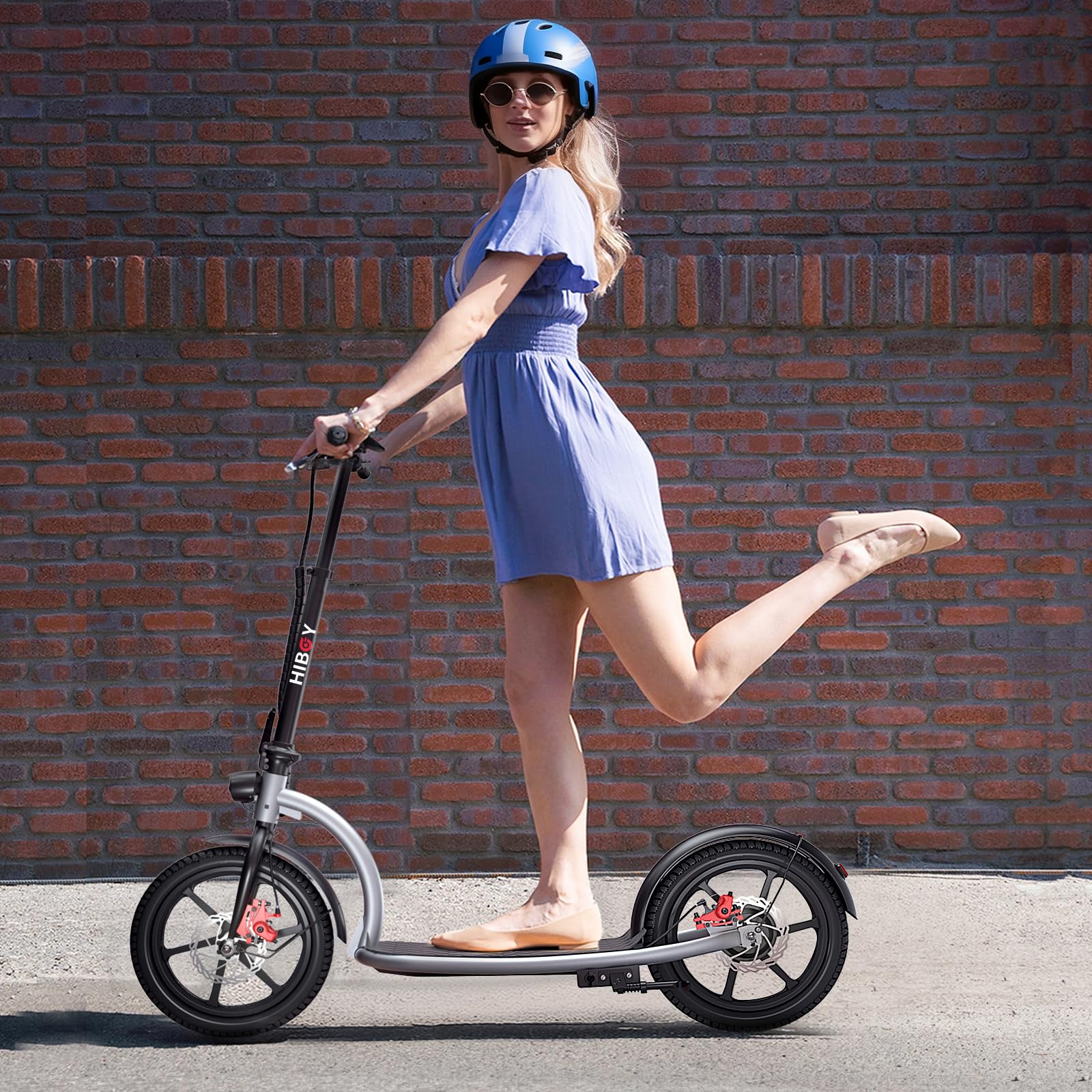 Hiboy VE1 PRO Electric Scooter - 16 Pneumatic Tires - 31 Miles Long Range & 23Mph Folding Commuter Electric Scooter