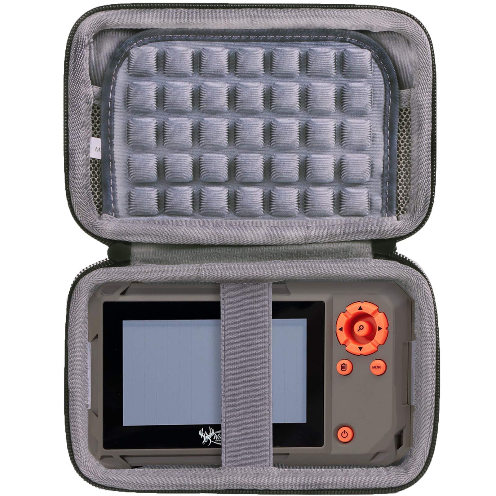 co2CREA Hard Case Replacement for Wildgame Innovations Trail Pad VU60 / Stealth Cam SD Card Reader Viewer 4.3 LCD Screen, Black 