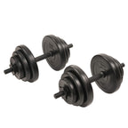 Sunny Health & Fitness Exercise Vinyl 40 Lb Dumbbell Set Hand Weights For Strength Training, Weight Loss, Workout Bench, Gym Equ