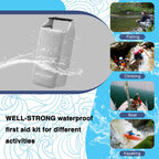Well-Strong Waterproof First Aid Kit Roll Top Boat Emergency Kit With Waterproof Contents For Fishing Kayaking Boating Swimming