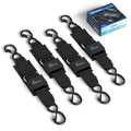 Jet Ski & PWC Boat Trailer Transom Straps (4PK) - 24 Tie Down Adjustable Boat Strap for Trailer - Outperforms Ratchet & Retracta