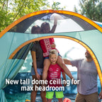 Kelty Tallboy Family + Car Camping Tent, 4 Or 6 Person Freestanding Overnight Shelter, Large Capacity, Tall Height, Stuff Sack I
