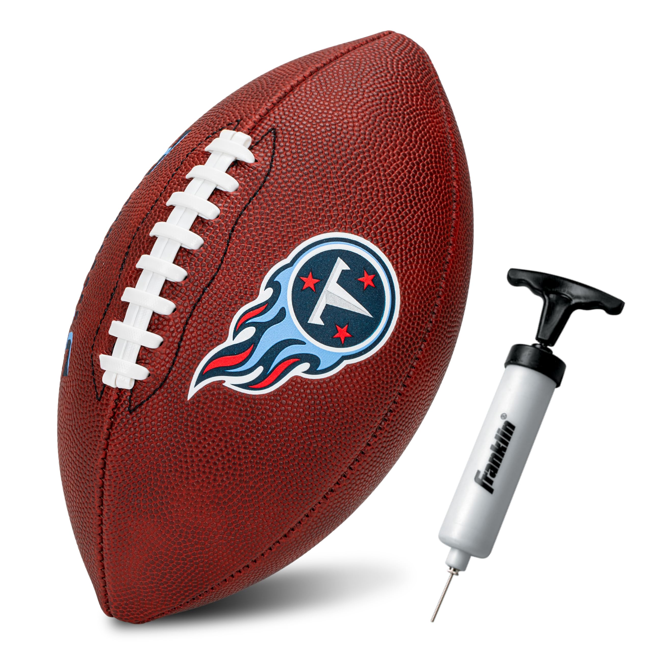Franklin Sports Nfl Tennesseee Titans Football - Youth Junior Size Football For Kids - Official Nfl Team Logo + Colors Youth Bal