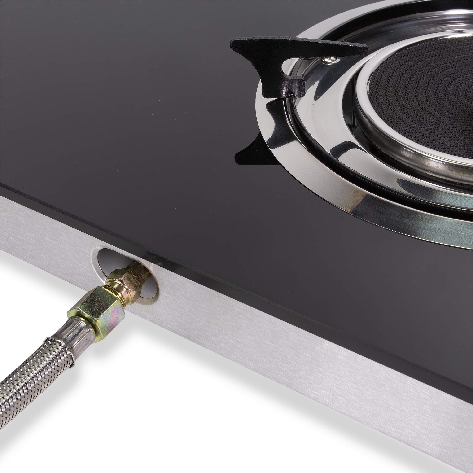 Barton Deluxe Propane Gas Range Stove 2 Burner Cooktop Auto Ignition Outdoor Grill Camping Stoves Station Lpg