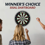 Hathaway Winners Choice 18'' Sisal Fiber Bristle Dartboard