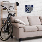 Rico Industries Ncaa Xavier Musketeers State Shape Shape Cut Pennant - Home And Living Room D  Cor - Soft Felt Ez To Hang