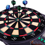 Win.Max Electronic Dart Board Soft Tip Dartboard Set Lcd Display With 12 Darts 100 Tips Power Adapter