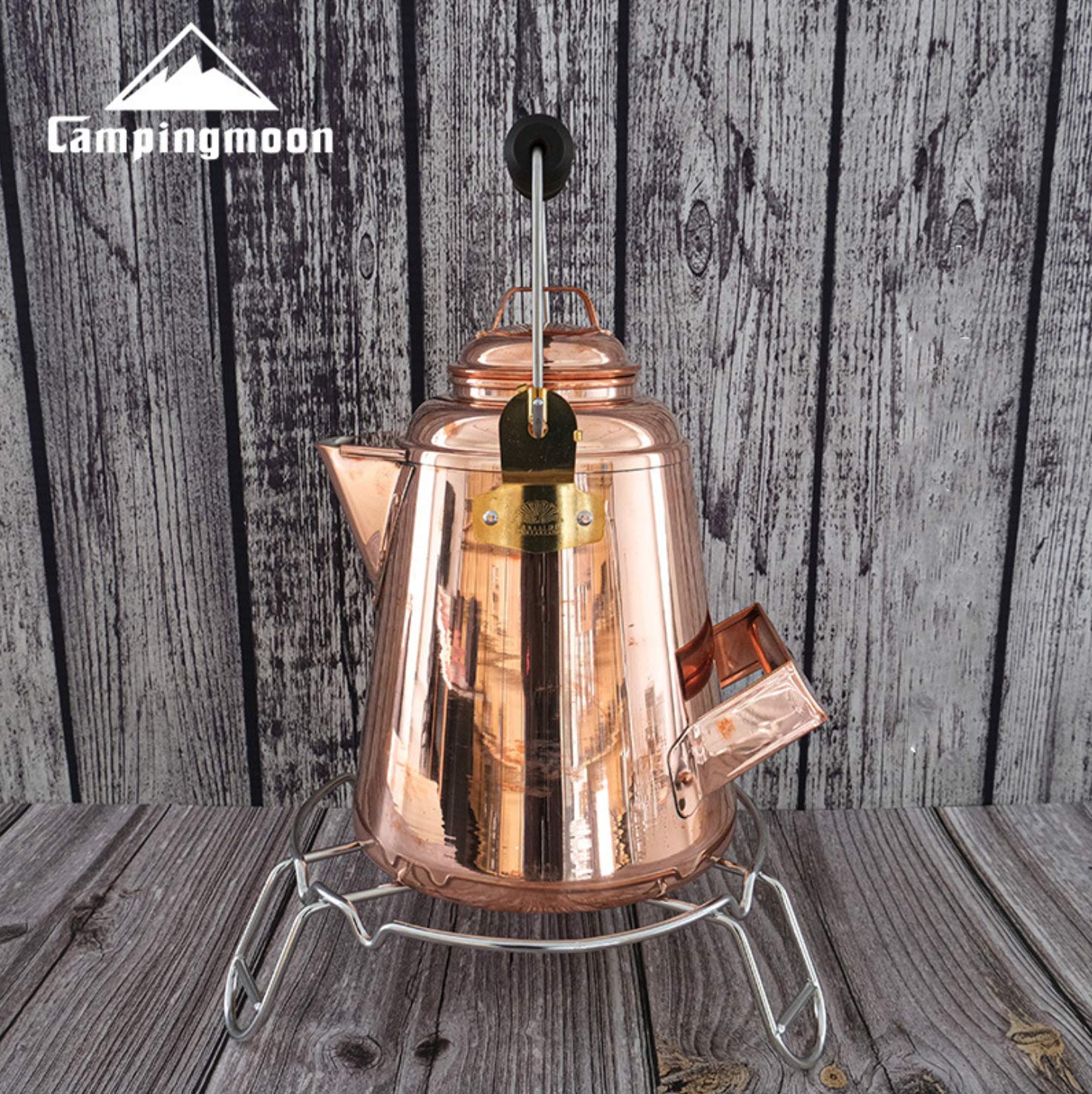 Campingmoon Camping Campfire Trivet Cooking Stand Open Fire Tripod Ms-69 Stainless Steel