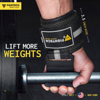 Fightech Weightlifting Hooks & Pull-Up Grips - Versatile Lifting Hooks With Durable Hook Straps For Power Hooks Support, Enhance
