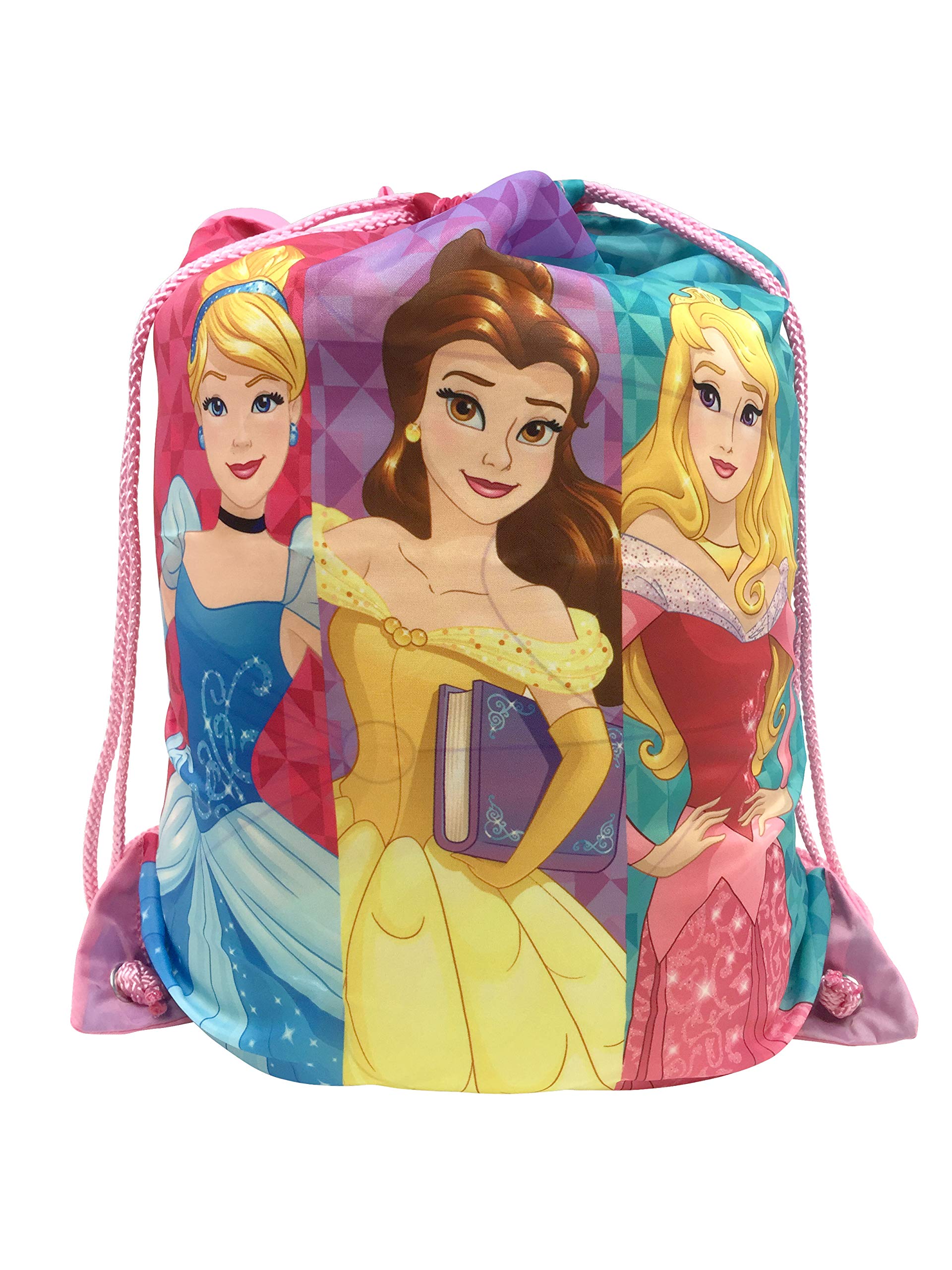 Jay Franco Disney Princess Trip Slumber Sack - Cozy & Warm Kids Lightweight Slumber Bag/Sleeping Bag - Featuring Ariel, Belle, A