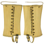 Smont Ww2 Us. M1936 Gaiters Leggings Repro Wwii Soldier Canvas Puttee For Hiking Climbing Khaki
